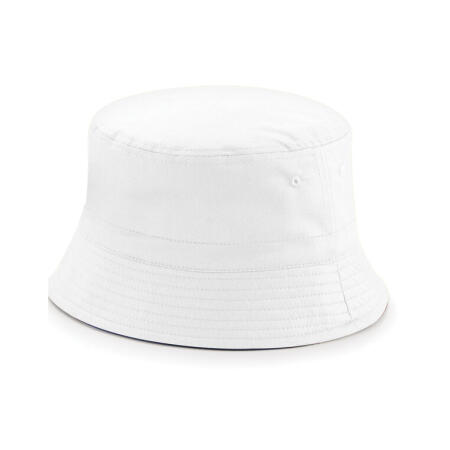Beechfield B686 Beechfield  Reversible Bucket Hat French Navy/White