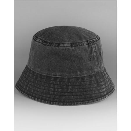 Beechfield B688 Beechfield  Vintage Bucket Hat Vintage Black