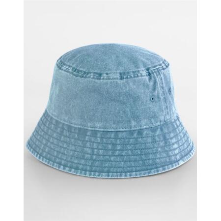 Beechfield B688 Beechfield  Vintage Bucket Hat Vintage Light Denim
