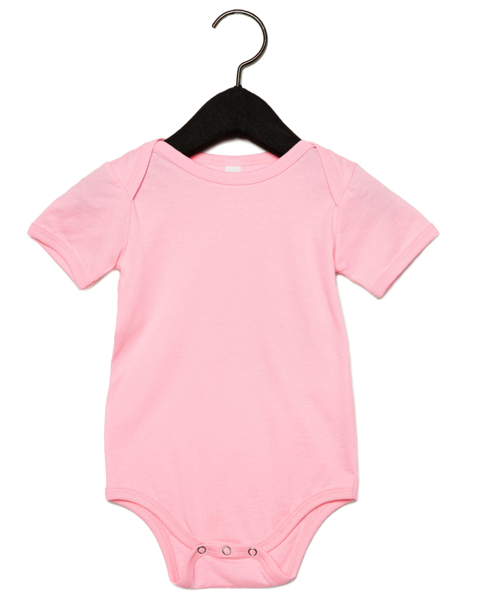 Bella Pink Baby Jersey Short Sleeve Onesie