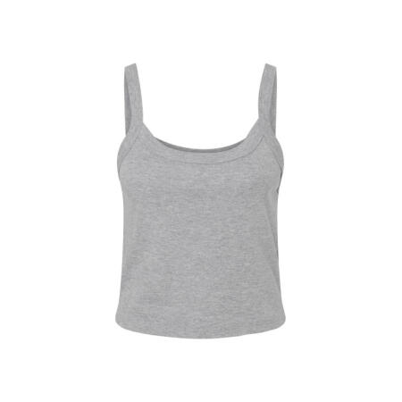 Bella BE1012 Bella Women's Micro Rib Strap Tank Athletic Heather