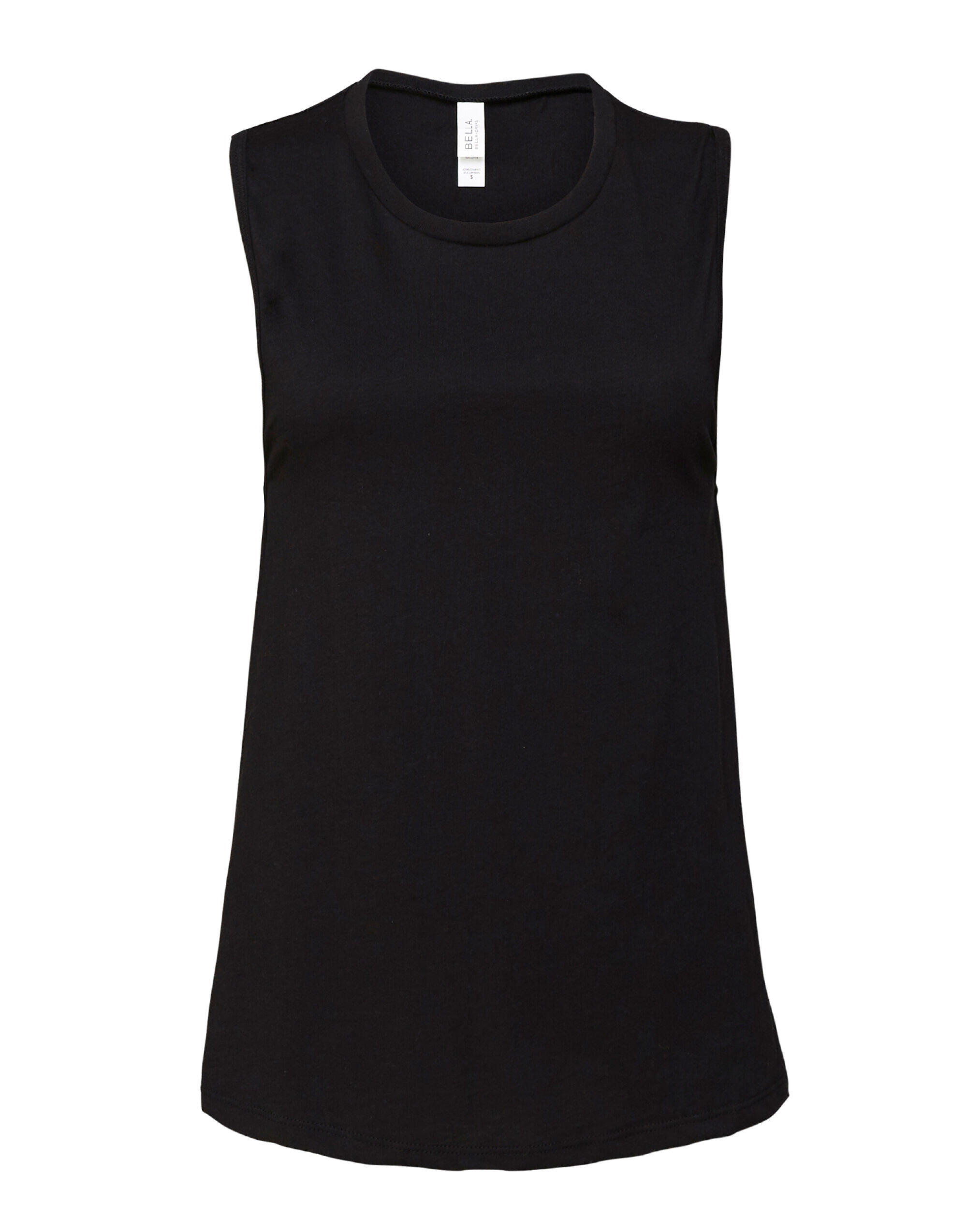 Bella Black Women's Jersey Muscle Tank