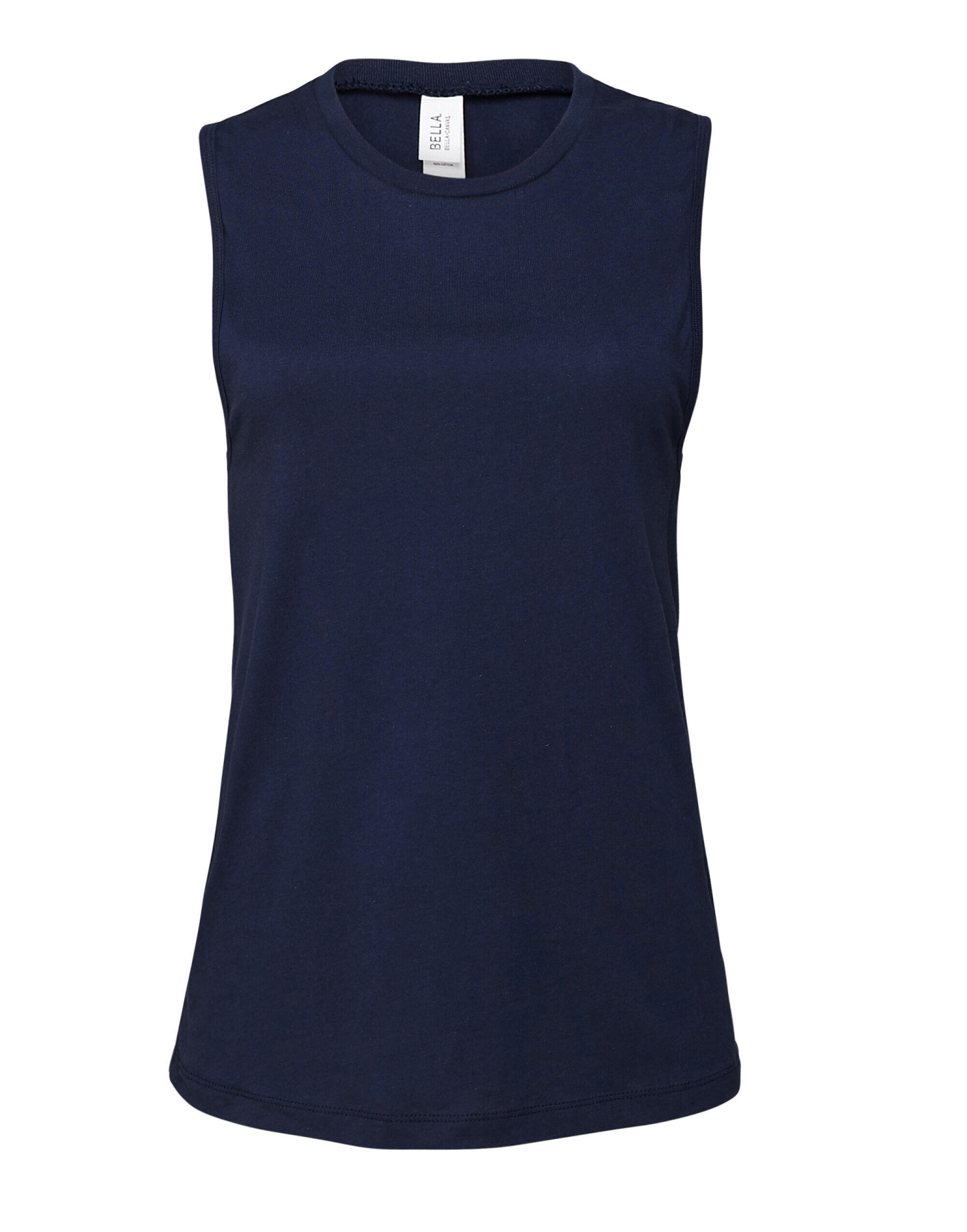 Bella Navy Women's Jersey Muscle Tank