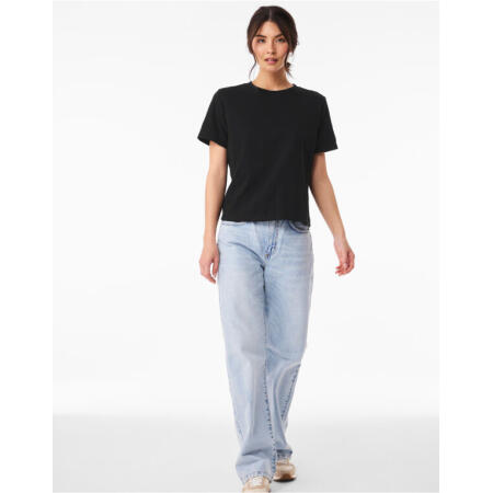 Bella BE6110 Bella Women's Heavy Boxy Tee Vintage Black