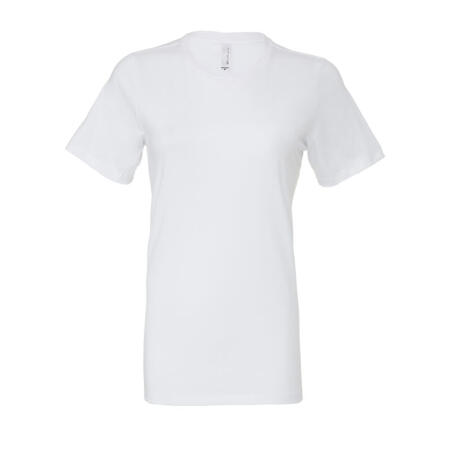 Bella BE6400 Bella Women's Relaxed Jersey Short Sleeve Tee White