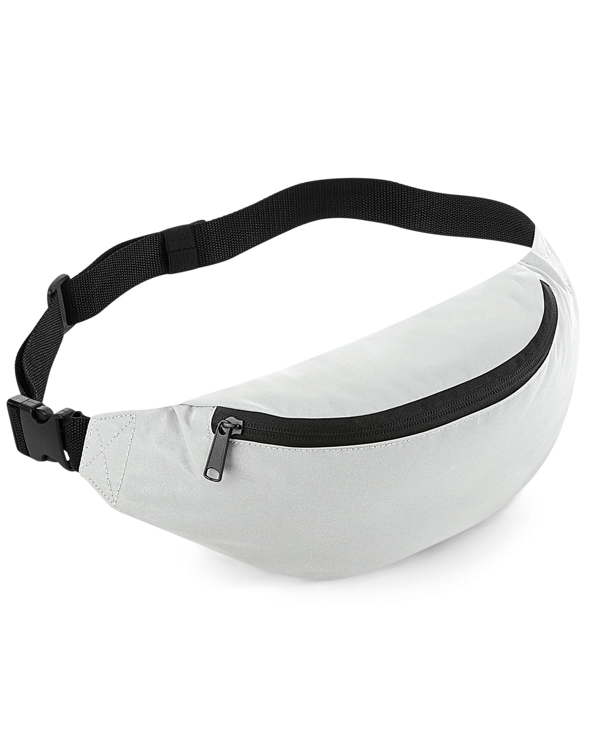 Bagbase Silver Reflective Reflective Belt Bag