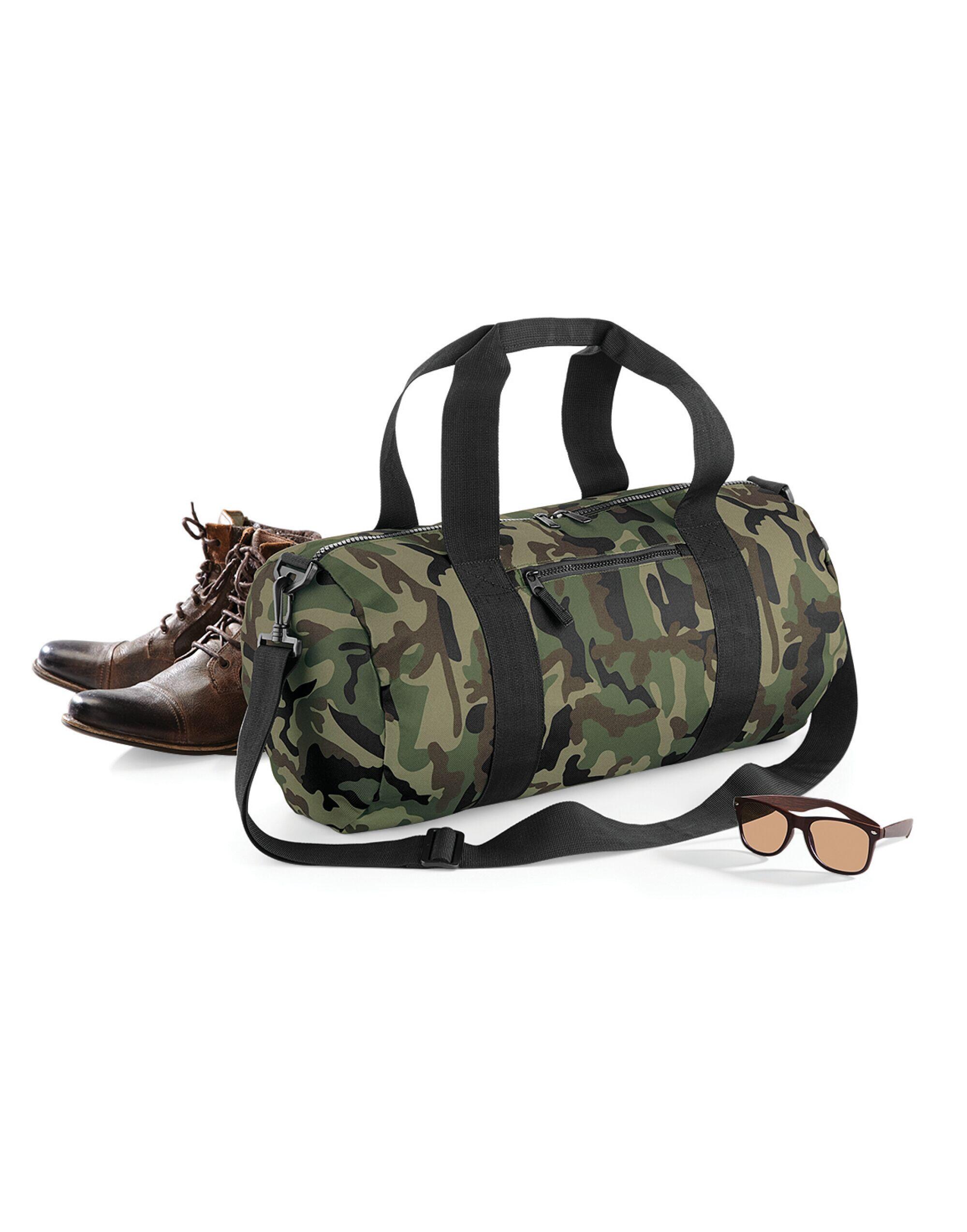 Bagbase Jungle Camo Camo Barrel Bag