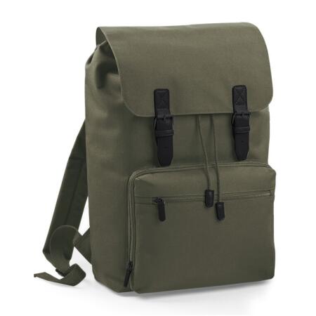 Bagbase BG613 Bagbase Vintage Laptop Backpack Olive/Black