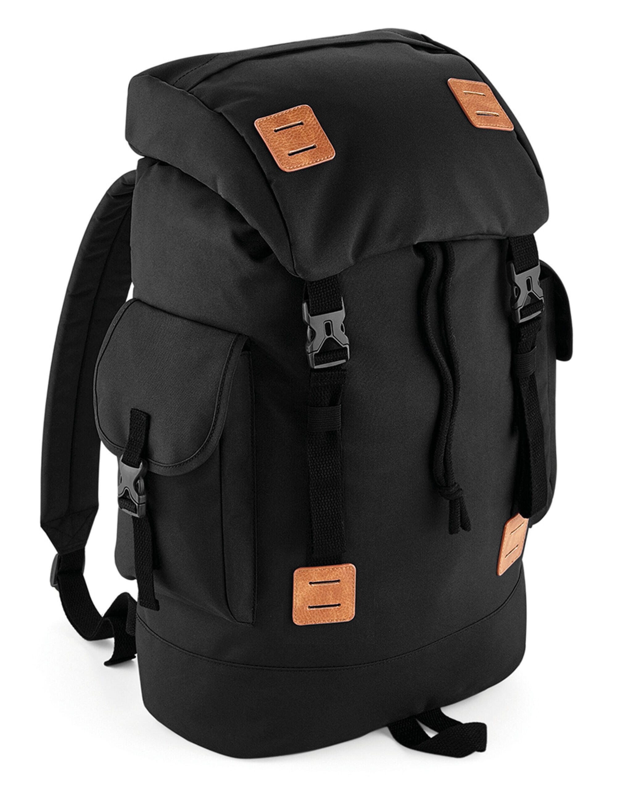 Bagbase Black/Tan Urban Explorer Backpack