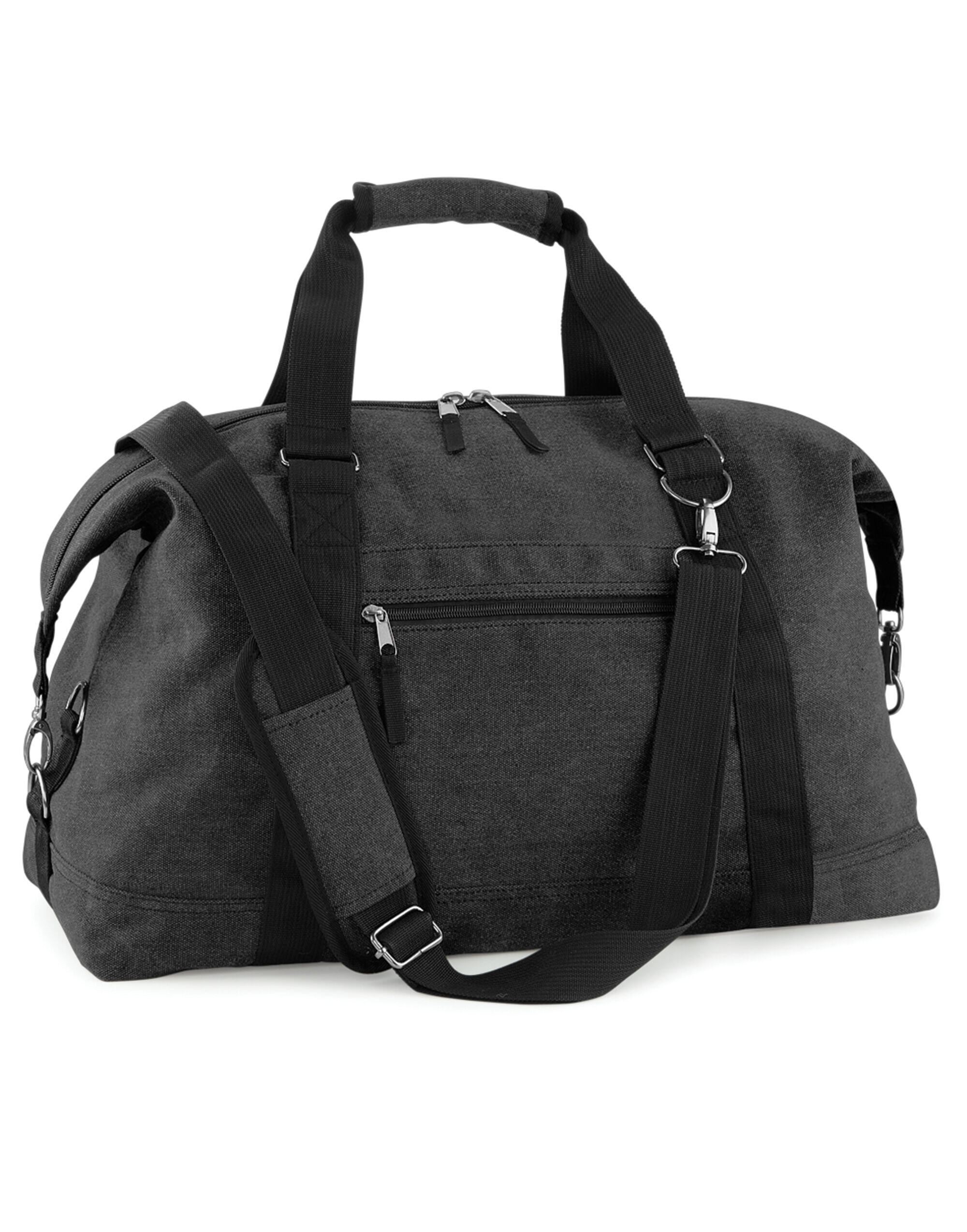 Bagbase BG650 Vintage Canvas Weekender Vintage Black