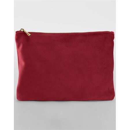 Bagbase BG715 Bagbase Velvet Accessory Pouch Ruby Red