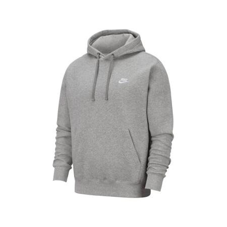 Nike Golf BV2654 Nike Golf Sportswear Club Hoodie Dark Grey Heather/Matte Silver/White