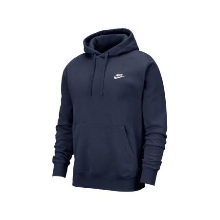 Nike Golf BV2654 Nike Golf Sportswear Club Hoodie Midnight Navy/Midnight Navy/White