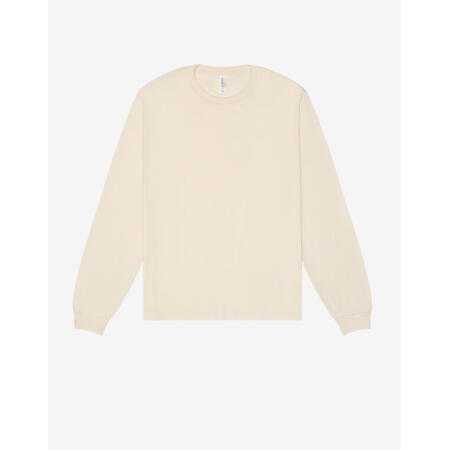 Bella CA3511 Bella Unisex Heavy Boxy Long Sleeve Tee Natural