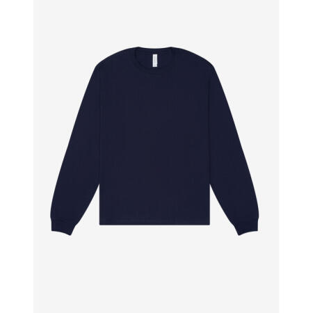 Bella CA3511 Bella Unisex Heavy Boxy Long Sleeve Tee Navy