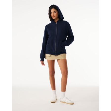 Bella CA4739 Bella Unisex Heavy Full Zip Hoodie Navy