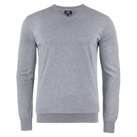 Cutter & Buck CB355418 Cutter & Buck Oakville V-neck Men Grey Melange