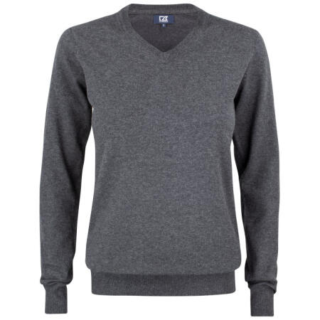 Cutter & Buck CB355419 Cutter & Buck Oakville V-neck Women Anthracite Melange