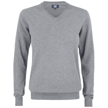 Cutter & Buck CB355419 Cutter & Buck Oakville V-neck Women Grey Melange