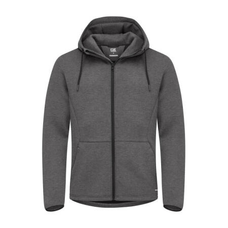 Cutter & Buck CB358418 Cutter & Buck Pemberton Hood Full Zip Men Anthracite Melange