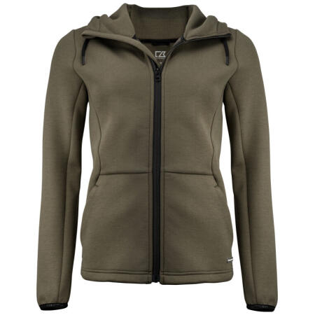 Cutter & Buck CB358419 Cutter & Buck Pemberton Hood Full Zip Women Ivy Green