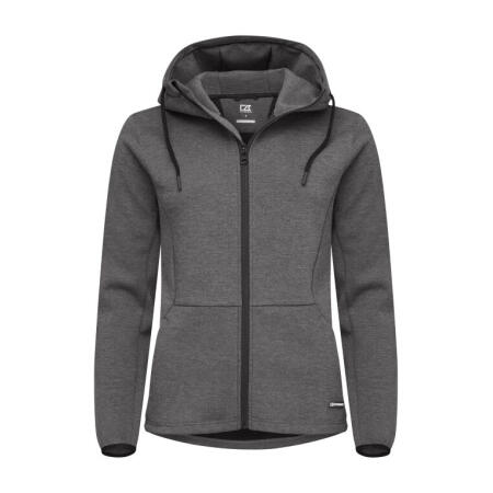Cutter & Buck CB358419 Cutter & Buck Pemberton Hood Full Zip Women Anthracite Melange