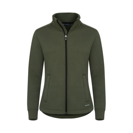 Cutter & Buck CB358427 Cutter & Buck Pemberton Cardigan Full Zip Women Ivy Green