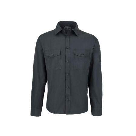 Craghoppers Expert CES001 Craghoppers Expert Men's Kiwi Long Sleeved Shirt Carbon Grey