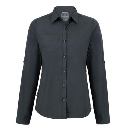 Craghoppers Expert CES002 Craghoppers Expert Women's Kiwi Long Sleeved Shirt Carbon Grey