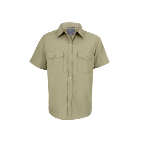 Craghoppers Expert CES003 Craghoppers Expert Kiwi Short Sleeved Shirt Pebble