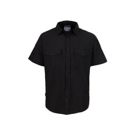 Craghoppers Expert CES003 Craghoppers Expert Kiwi Short Sleeved Shirt Black