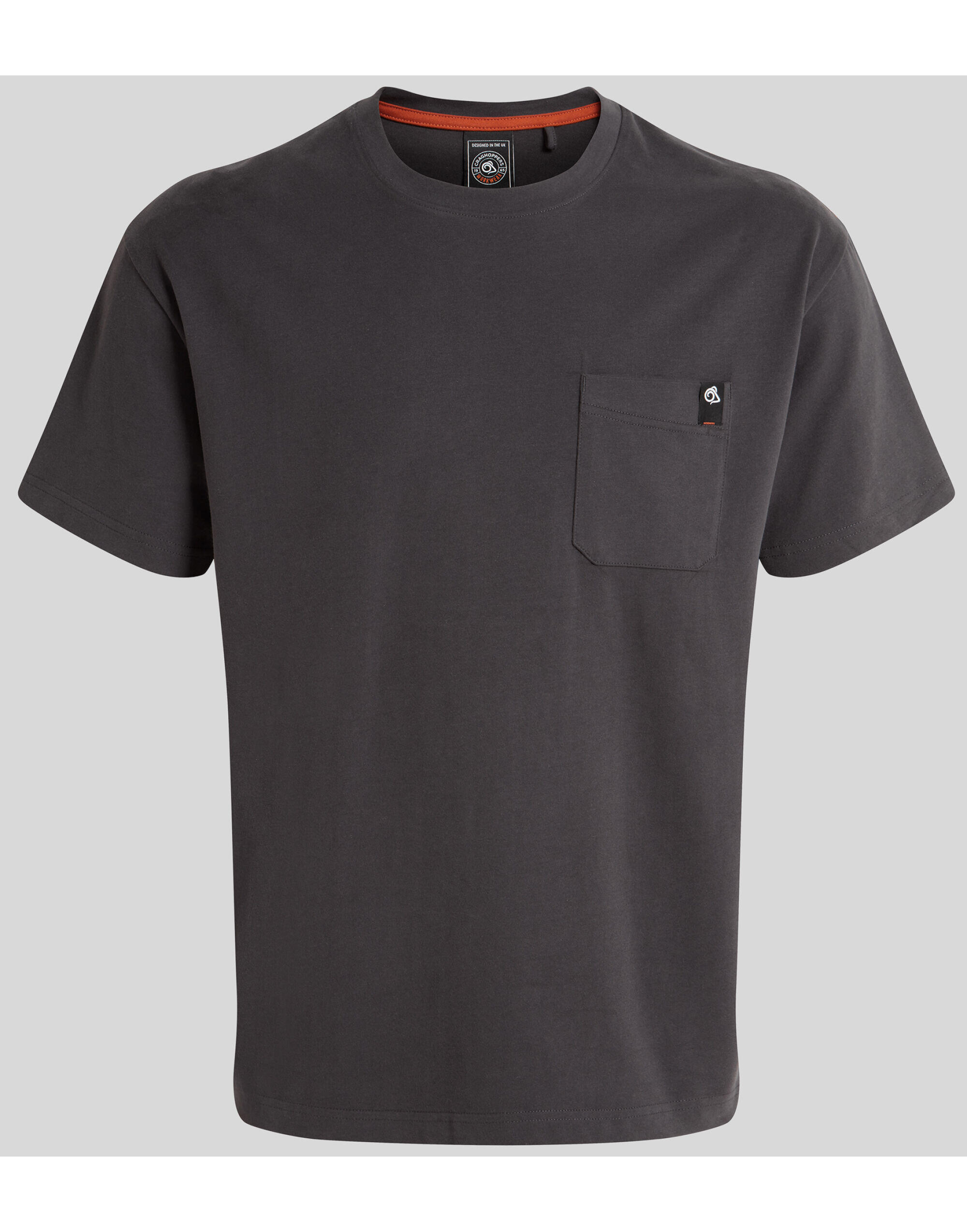 Craghoppers Workwear CET004 Wakefield Pocket T-Shirt Carbon Grey