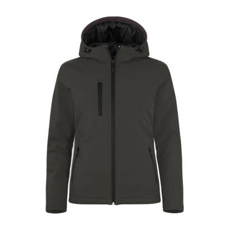 Clique CQ020953 Clique Ladies Padded Softshell Hoody Dark Grey