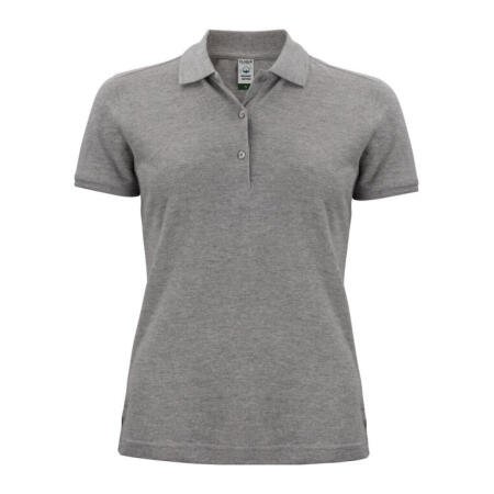 Clique CQ028265 Clique Ladies Classic OC Polo Grey Melange