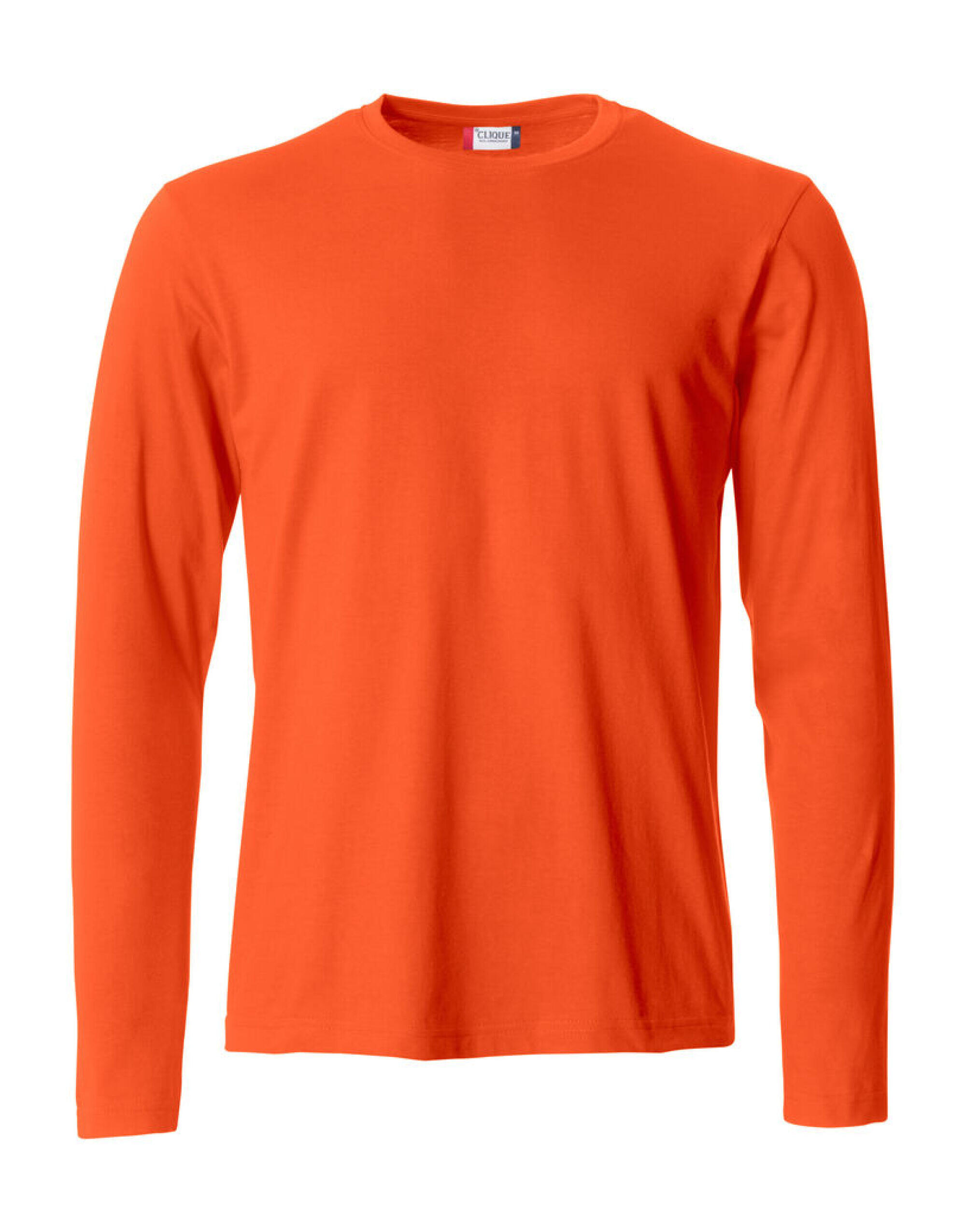 Clique CQ029033 Basic Long Sleeve T Blood Orange