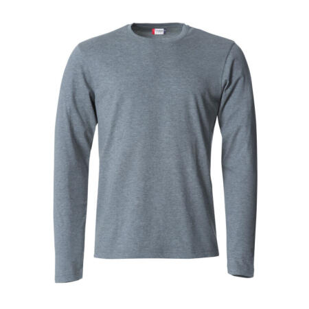 Clique CQ029033 Clique Basic Long Sleeve T Grey Melange