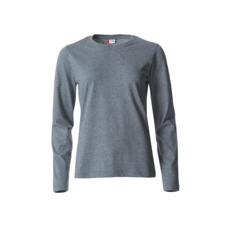 Clique CQ029034 CLIQUE Ladies L/S Basic-T Grey Melange