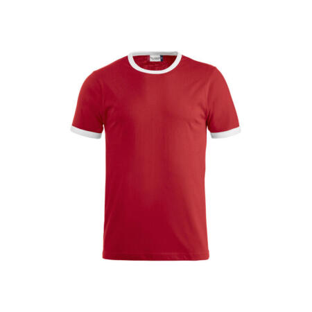 Clique CQ029314 Clique Nome T-shirt Red/White