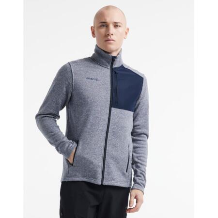 Craft CR1912218 Craft Men's ADV Explore Heavy Fleece Jacket Flow/ Blaze