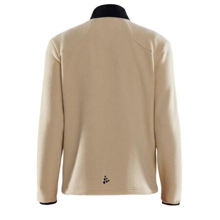 Craft CR1912220 Craft Men's ADV Explore Pile Fleece Jacket Ecru/Black