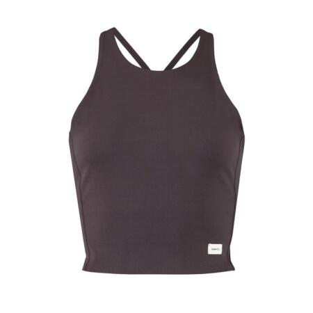 Craft CR1916009 Craft Collective Cropped Singlet Dark Plum