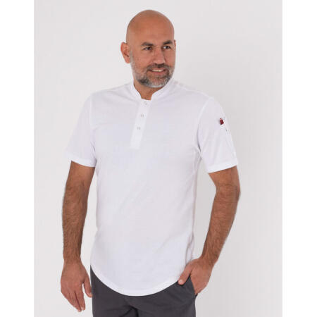 Dennys DF130 Dennys Le Chef Pique Chef Shirt White
