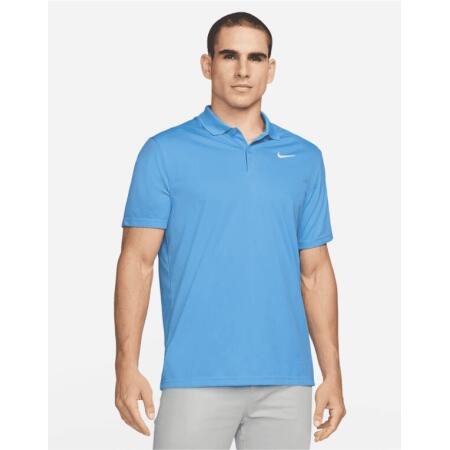 Nike Golf DH0822 Nike Golf Dri-FIT Victory Solid Polo (LC) University Blue