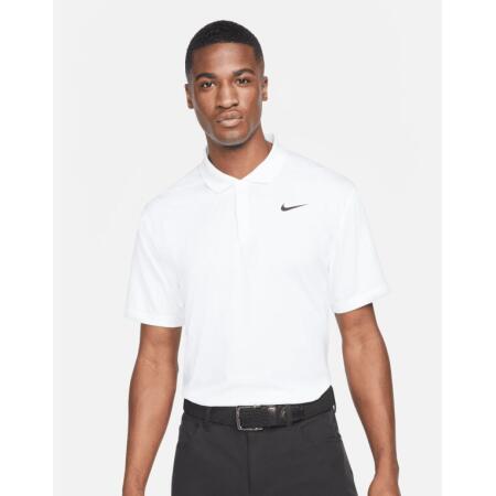 Nike Golf DH0822 Nike Golf Dri-FIT Victory Solid Polo (LC) White