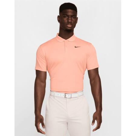 Nike Golf DH0822 Nike Golf Dri-FIT Victory Solid Polo (LC) Apricot Agate/Black