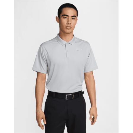 Nike Golf DH0822 Nike Golf Dri-FIT Victory Solid Polo (LC) Wolf Grey/White