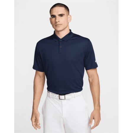 Nike Golf DH0824 Nike Golf Dri-FIT Victory Solid Polo Obsidian/White