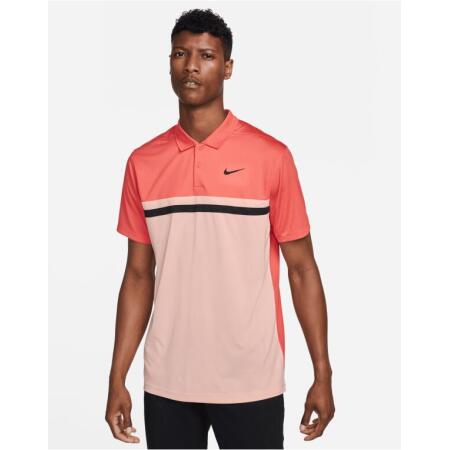 Nike Golf DH0845 Nike Golf Victory Colourblock Polo Magic Ember/Arctic Orange/Black