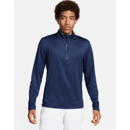 Nike Golf FD5837 Nike Golf Dri-Fit 1/2 Zip Top Midnight Navy/White