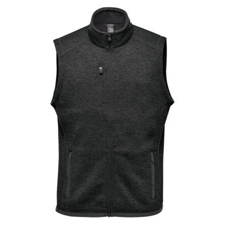 Stormtech FHV-1 Stormtech Men's Pure Earth Avalante FZ Fleece Vest Black Heather